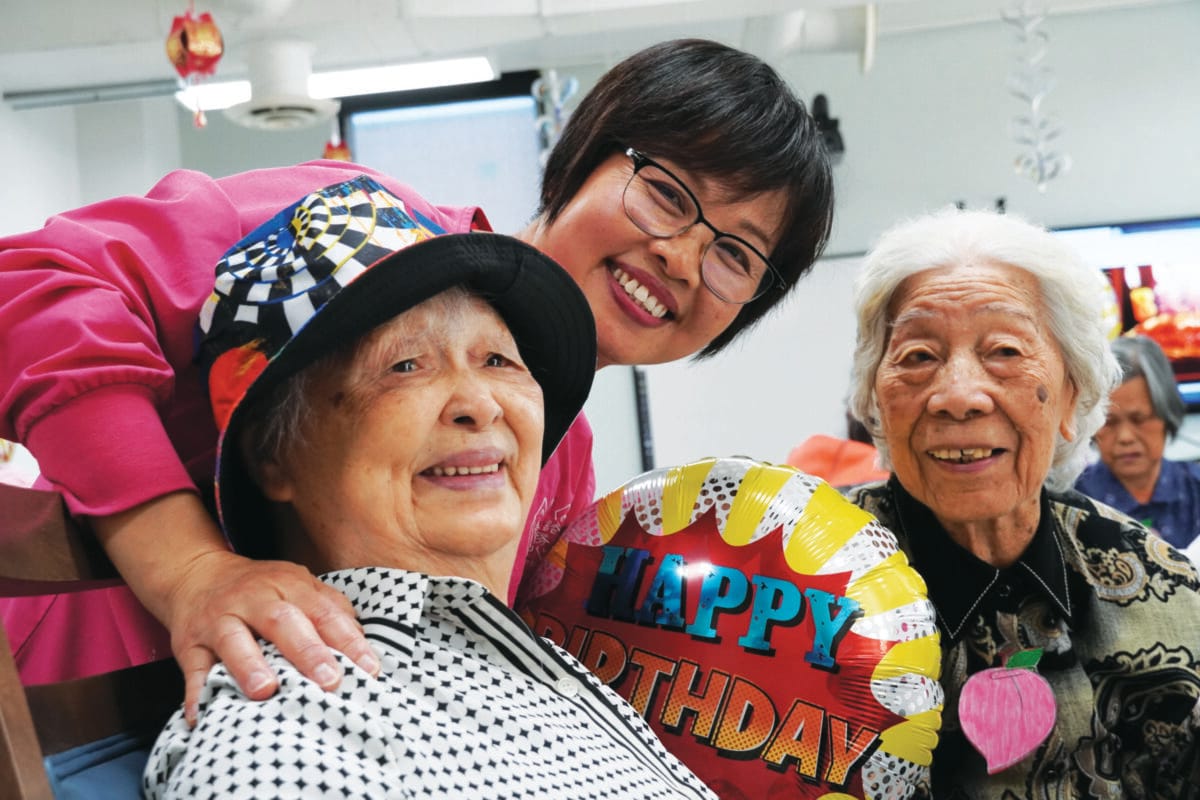 Shuyi He supporting CASL seniors